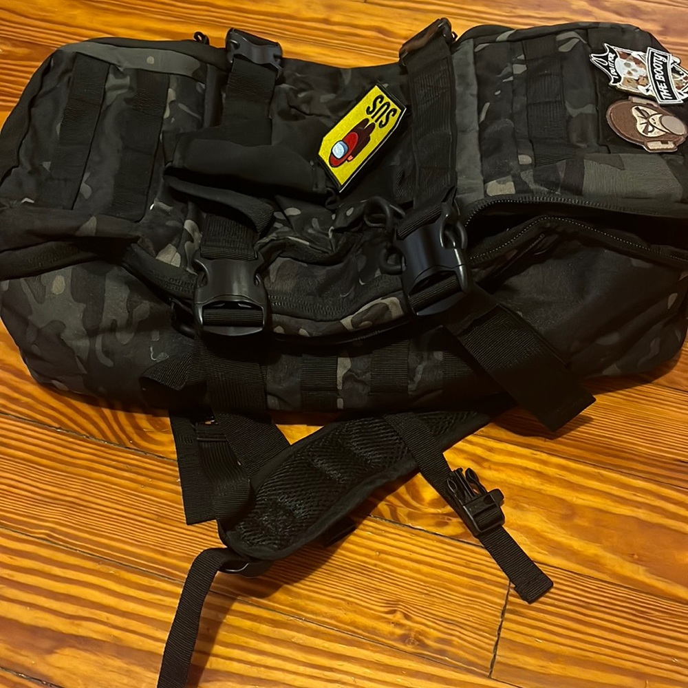 Camo gym bag!